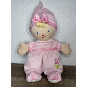 Kids Preferred Plush Doll 2015 Pink Outfit Blonde Hair Flower 11” Bow Hat